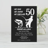 Vist de legende Rodfather 50ste verjaardag Kaart (Staand voorkant)