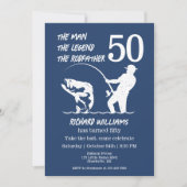 Vist de legende Rodfather 50ste verjaardag Kaart (Voorkant)