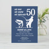 Vist de legende Rodfather 50ste verjaardag Kaart (Staand voorkant)