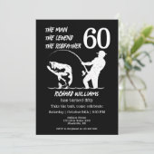 Vist de legende Rodfather 60ste verjaardag Kaart (Staand voorkant)