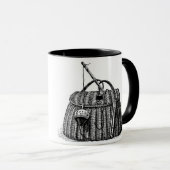 Vist de Mok van kreukelmandje en tandwielen (Voorkant rechts)