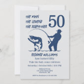 Vist de Rodfather Big Fish 50ste verjaardag Kaart (Voorkant)