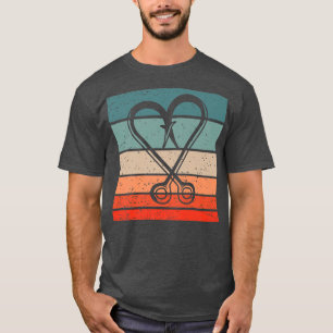 Vist de Stijl van de Retro van de Hooks 261 T-shirt