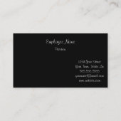 Vist de Visitekaartjes van de Foto van het Dok (Achterkant)