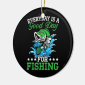 Vist de vissers van Lover Fisher Life Catcher Keramisch Ornament (Links)