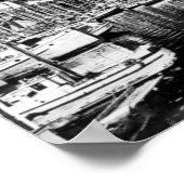 Vist de Vloot en de Deer Mountain in Ketchikan Poster (Hoek)