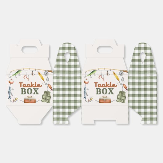 Vist de voorkeursbehandeling bedankdoosjes (Ongevouwen)