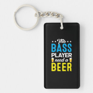 Vist deze visser een biertje nodig sleutelhanger