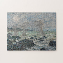 Vist door Claude Monet in Pourville Legpuzzel