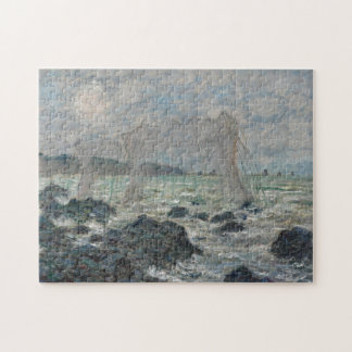 Vist door Claude Monet in Pourville Legpuzzel