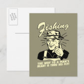 Vist: Door zijn vlucht Briefkaart (Voorkant / Achterkant)