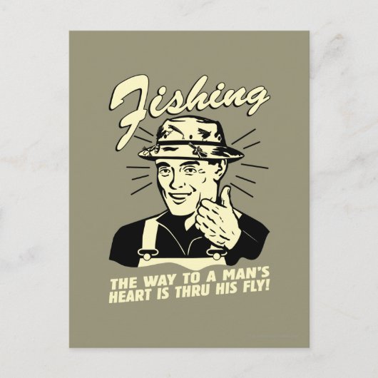 Vist: Door zijn vlucht Briefkaart (Voorkant)