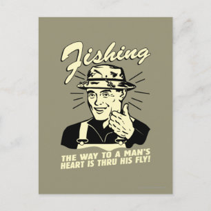 Vist: Door zijn vlucht Briefkaart