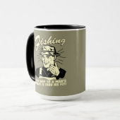 Vist: Door zijn vlucht Mok (Voorkant links)