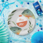 Vist een Baby shower Papieren Bordje (Feest)