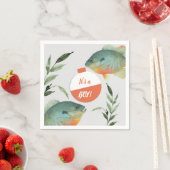 Vist een Baby shower Servet (Insitu)