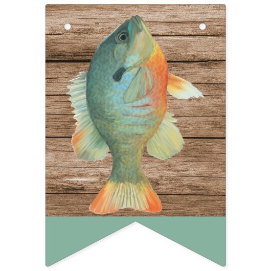 Vist een Baby shower Vlaggetjes (Tweede vlag)