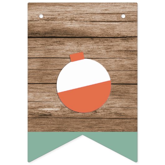 Vist een Baby shower Vlaggetjes (Eerste vlag)