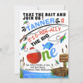 Vist één dag uitnodiging voor het grote aas (Voorkant)