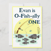 Vist één Kind eerste geboorte-inktvis Kaart (Voorkant)