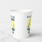 Vist één Kind eerste geboorte-inktvis Papieren Bekers (Rechts)