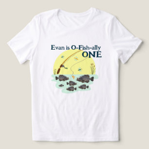 Vist een Kind eerste geboorte-inktvis Tri-Blend Shirt