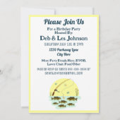 Vist een Kind eerste geboorte-mondaanval Kaart (Achterkant)