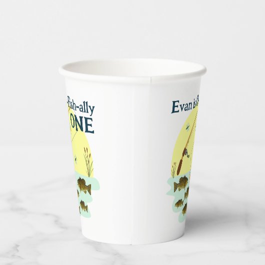 Vist een Kind eerste geboorte-mondaanval Papieren Bekers (Rechts)