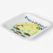 Vist een Kind eerste geboorte-mondaanval Papieren Bordje (Gebogen)