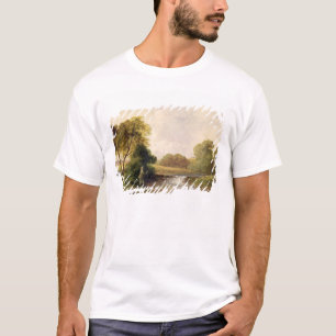 Vist: Een vis afspelen (olie op doek) T-shirt