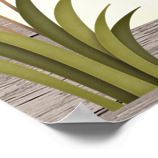 Vist Eerste Welkomstteken op feestdag Poster (Hoek)