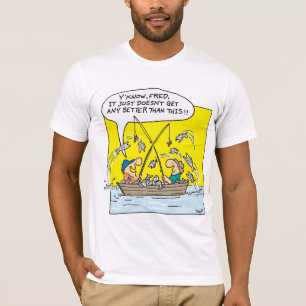 Vist elke verbetering t-shirt