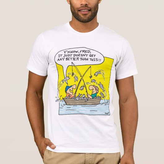 Vist elke verbetering t-shirt (Voorkant)