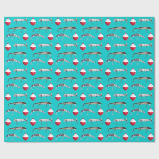 Vist en Bobbers Cadeaupapier (Vlak)