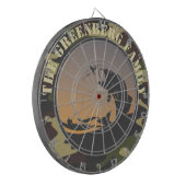 Vist en Camo Dartboard Dartbord (Voorkant Links)