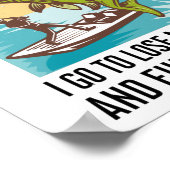 Vist en in de rivier ga ik mijn geest verliezen poster (Hoek)