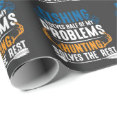 Vist en jaagt op Hunt Hobby Cadeaupapier (Rol Hoek)