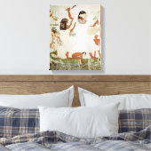 Vist en neigt in de moerassen canvas afdruk (Insitu (Slaapkamer))