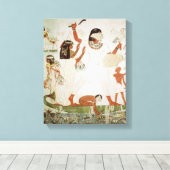 Vist en neigt in de moerassen canvas afdruk (Insitu (Houten vloer))