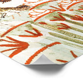 Vist en neigt in de moerassen poster (Hoek)