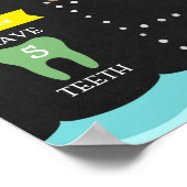 Vist First Birthday Chalkboard Milestone Boy Poster (Hoek)