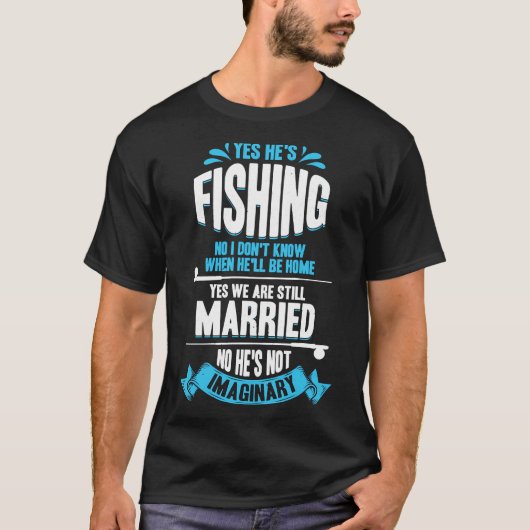 Vist Fisher Fisherman's vrouw T-shirt (Voorkant)
