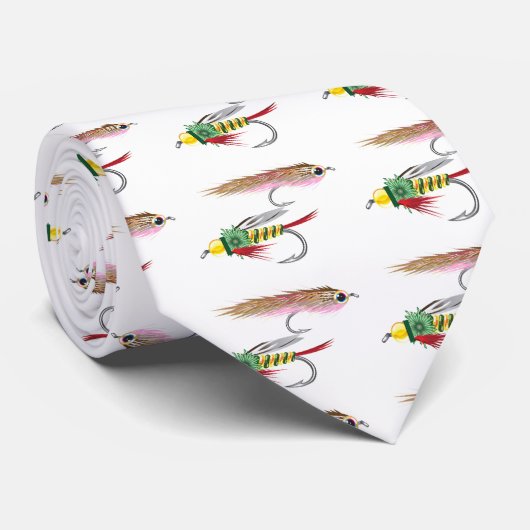 Vist Flies lures Bug en Minnow Stropdas (Opgerold)