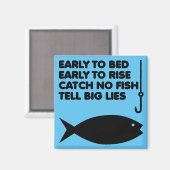 Vist Funny Fridge Magnet (Voorkant / Achterkant)