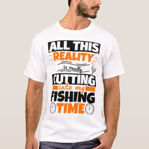 Vist Funny Gezegde Hobby T-shirt