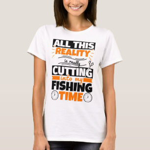 Vist Funny Gezegde Hobby T-shirt