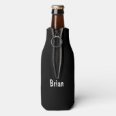 Vist Funny Work Custom Bottle Cooler (Fles Achterkant)