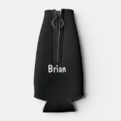 Vist Funny Work Custom Bottle Cooler (Achterkant)