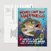 Vist Gear Happiness Briefkaart (Voorkant / Achterkant)