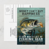 Vist Gear Happiness Briefkaart (Voorkant / Achterkant)